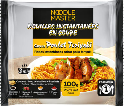 Fideos Yakisoba NOODLE MASTER de pollo 110g