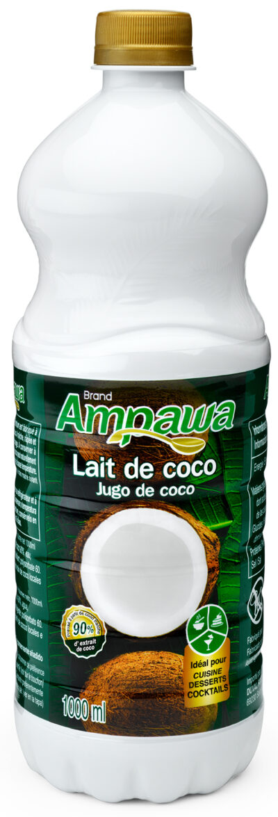 Leche de coco 90% – PET 1L Ampawa